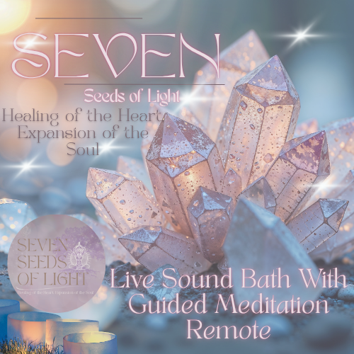 Live Sound Bath With Guided Meditation  Remote