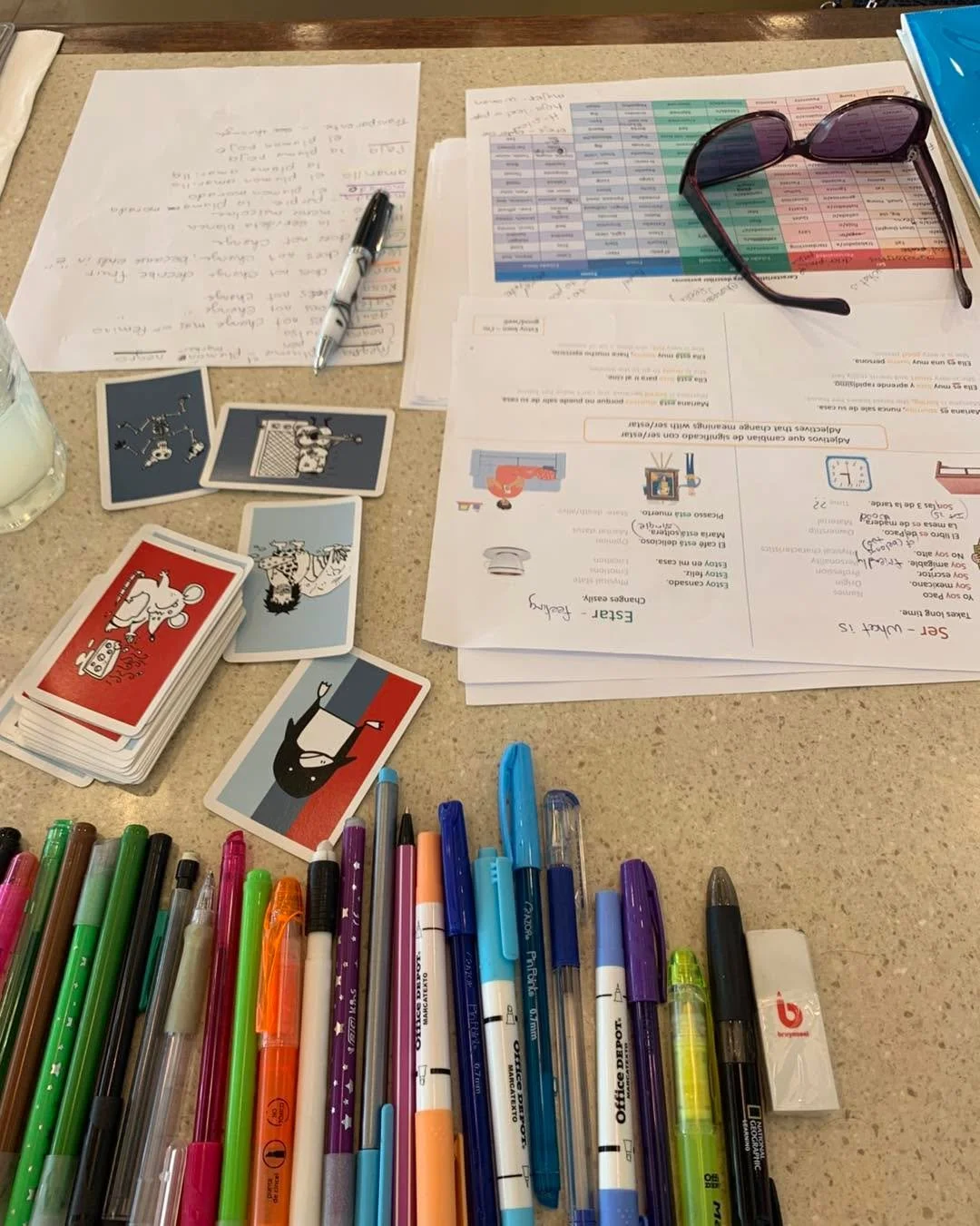 Hoy aprendimos a usar &ldquo;ser&rdquo; y &ldquo;estar&rdquo; para describir cosas, personas, lugares. Vimos vocabulario y practicamos paseando por la plaza y describiendo lo que ve&iacute;amos.
.
.
.
.
.
.
.
.
#spanishtutor #spanishschool #spanishle