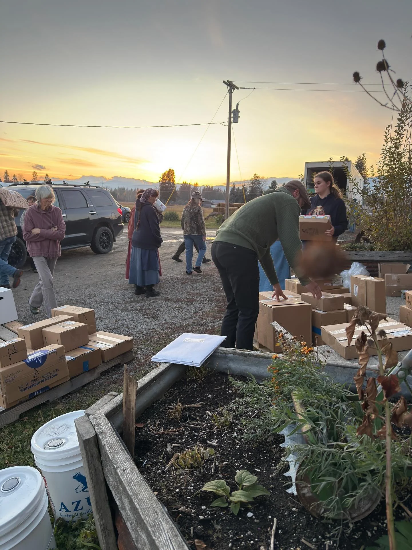 Yes &mdash; we&rsquo;re an Azure drop site! 💙
It brings us so much joy to watch our community come together and help one another. Rain or shine, dark or cold &mdash; this good-natured bunch always shows up with smiles, conversation, and helping hand