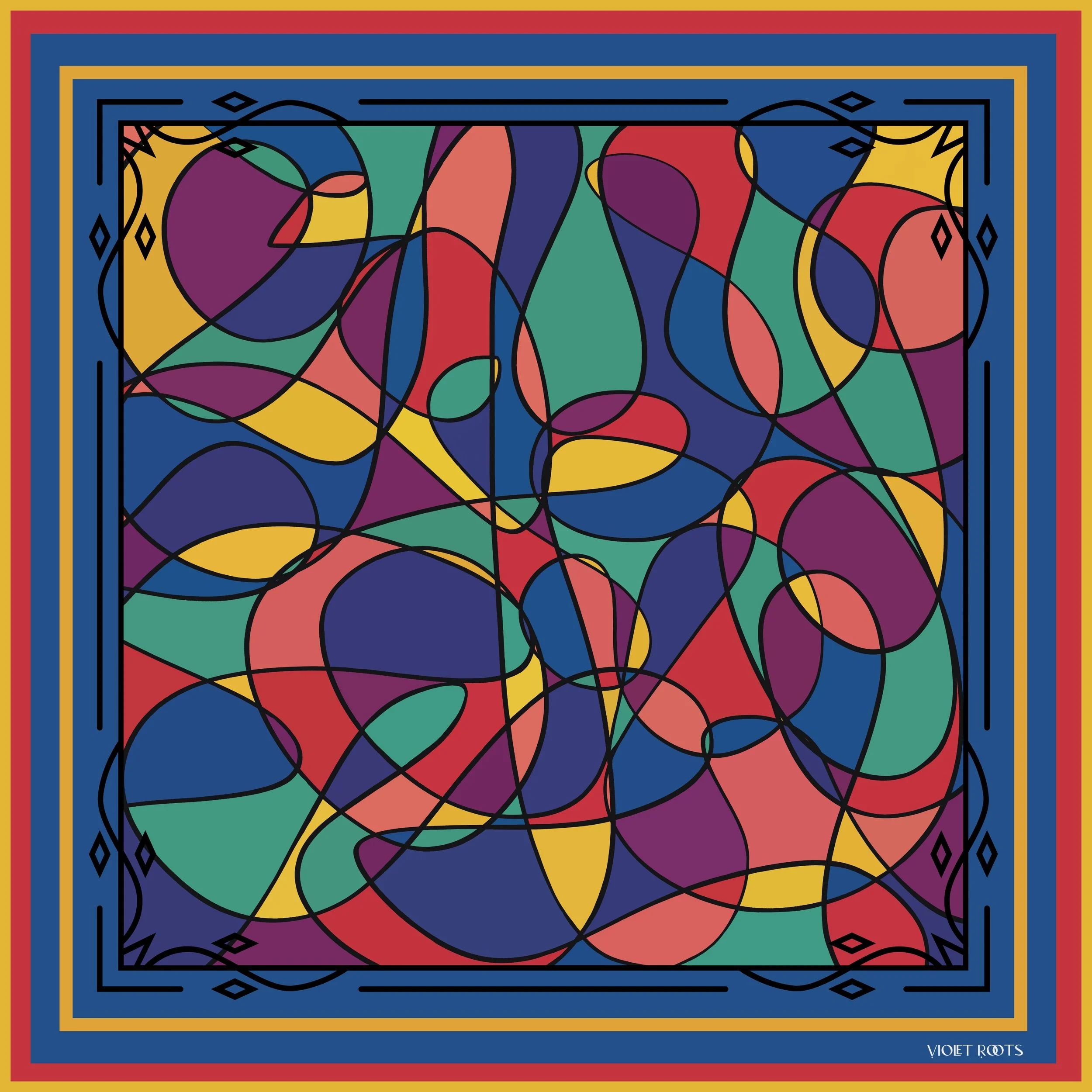 Ranha Silk Scarf