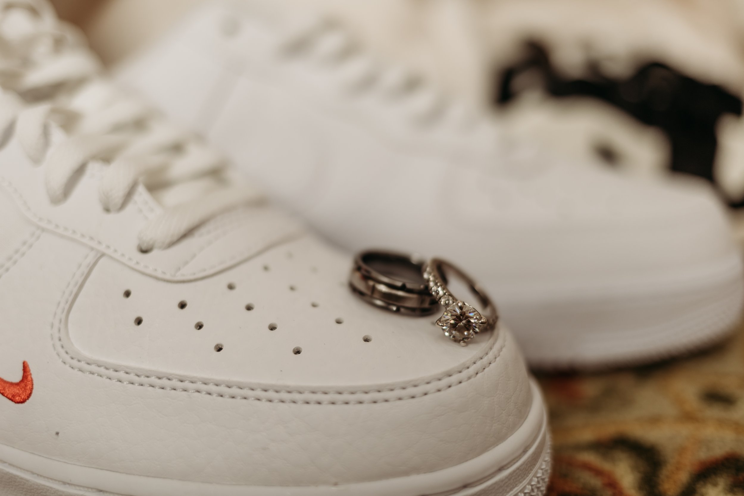 wedding ring detail