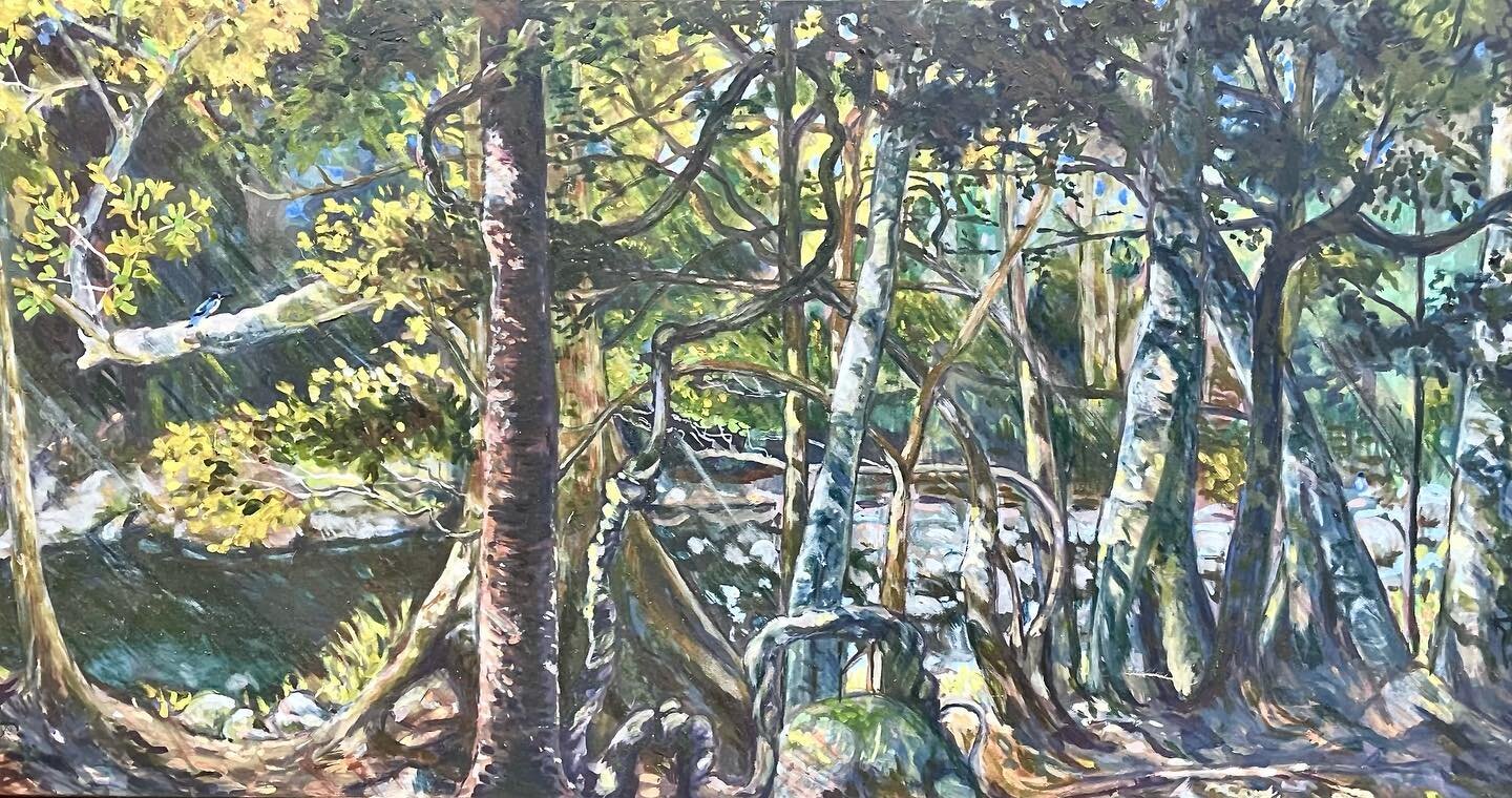 The Grove. Christmas Creek 100 x 70cms.  For more see auntyart studios