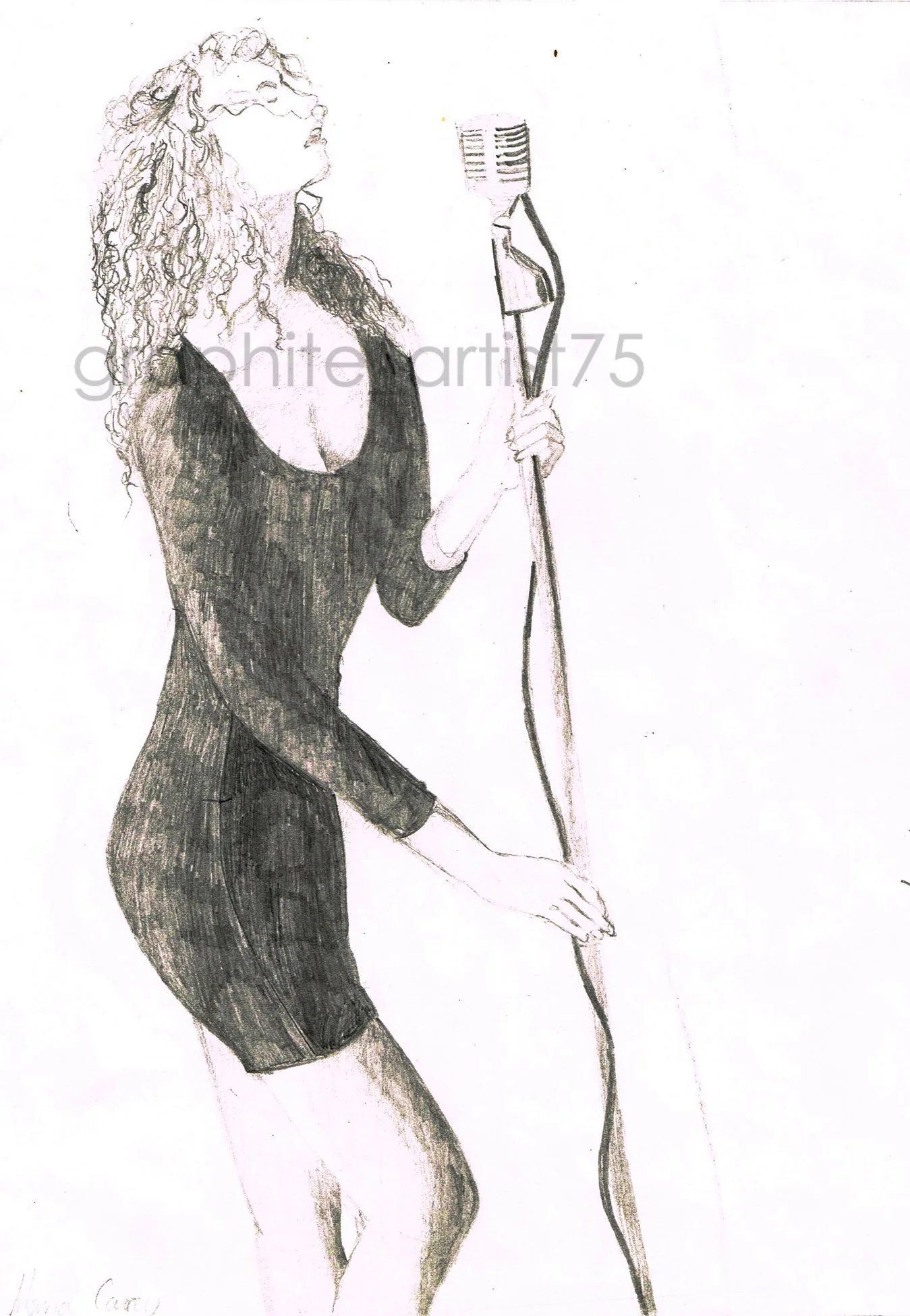 First ever attempt at a serious picture. Source: Mariah Carey's first album 