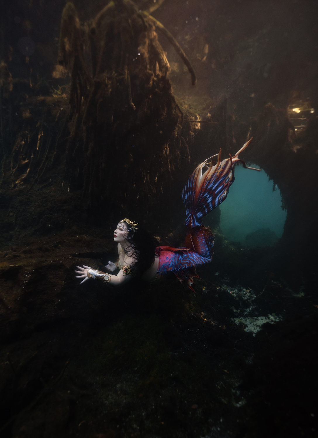 Mermaid underwater fantasy