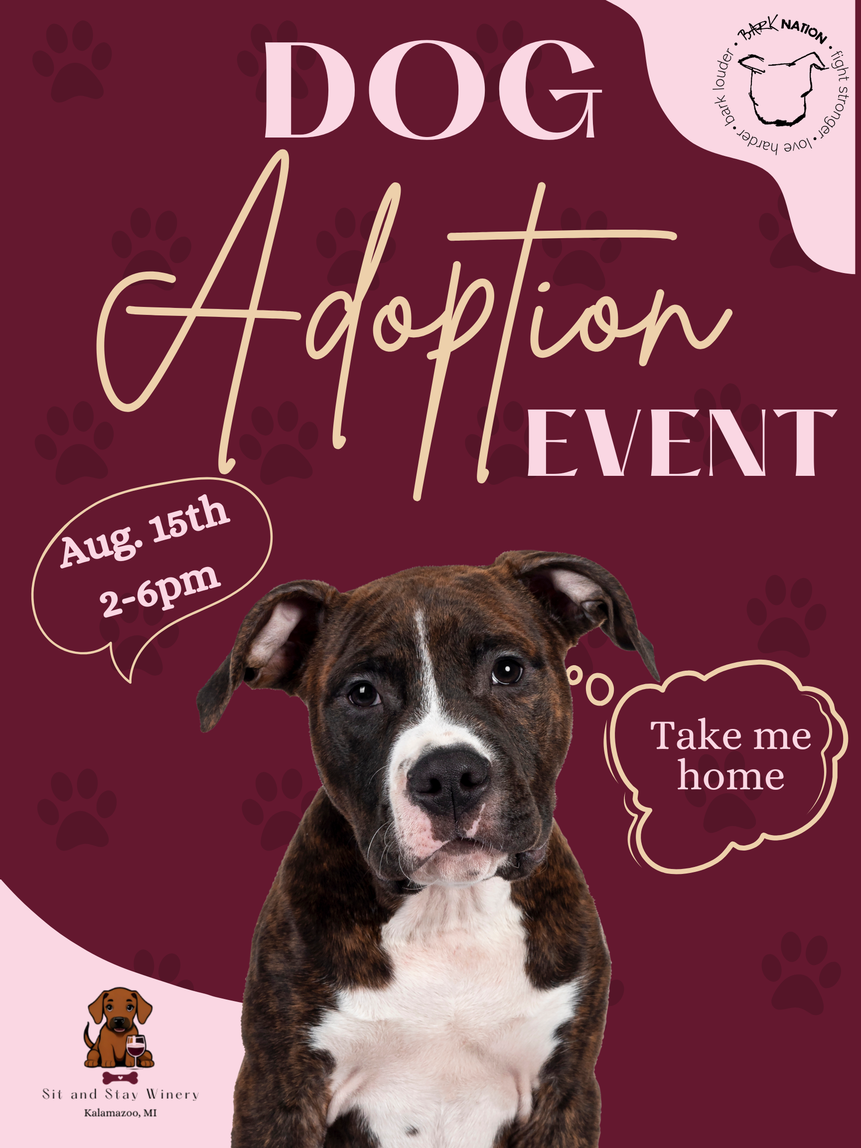 Dog adoption event!