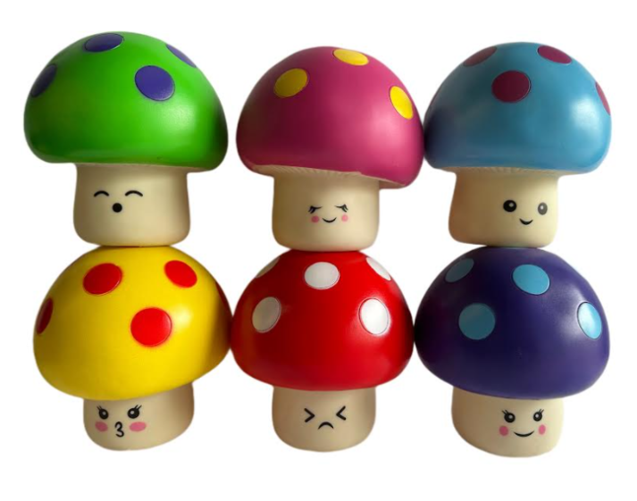 Rubber Shroomie Buddies 6in (12 pcs)