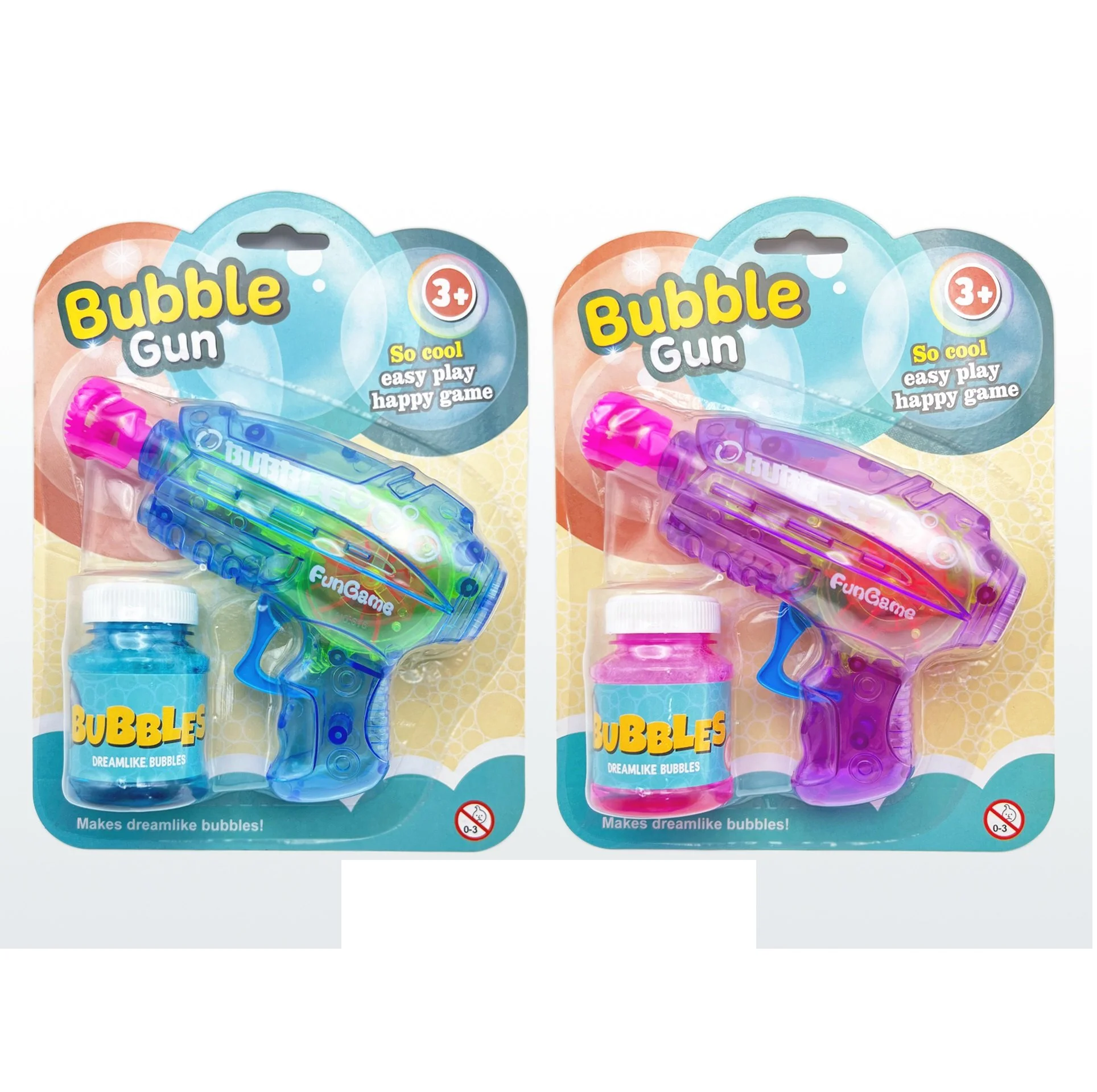 Kids Small Bubble Gun with Light | Sold by the Piece | ItemID: OC1161078