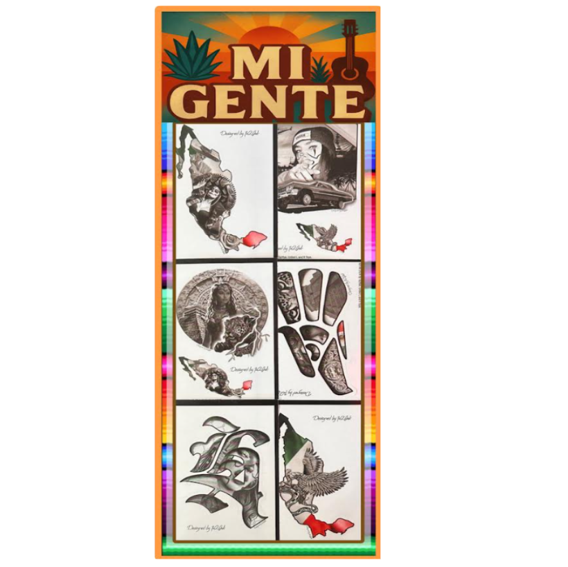 Viva Mi Gente By. Ta2Flak Display Card | Item ID: VIGE34D