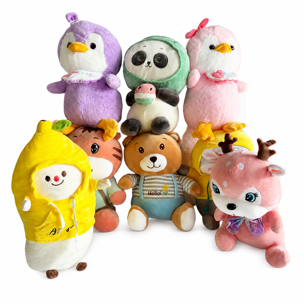 Jumbo Generic Plush | 30 PC / CASE · $4.125 EA | Item ID: 3GJUMIX-1