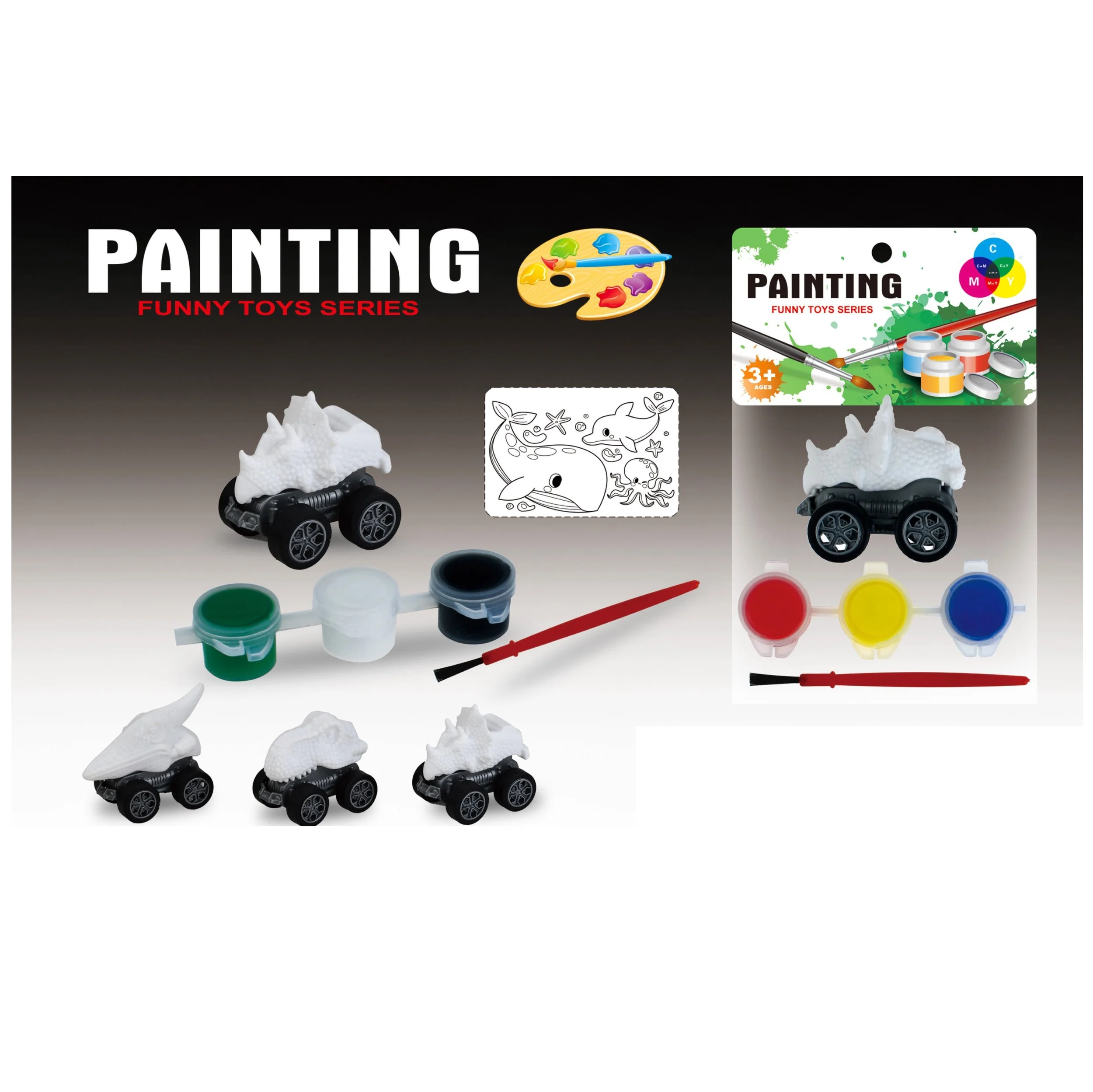 DIY Painting Dinosaur | Sold by the Piece | ItemID: OC1064982