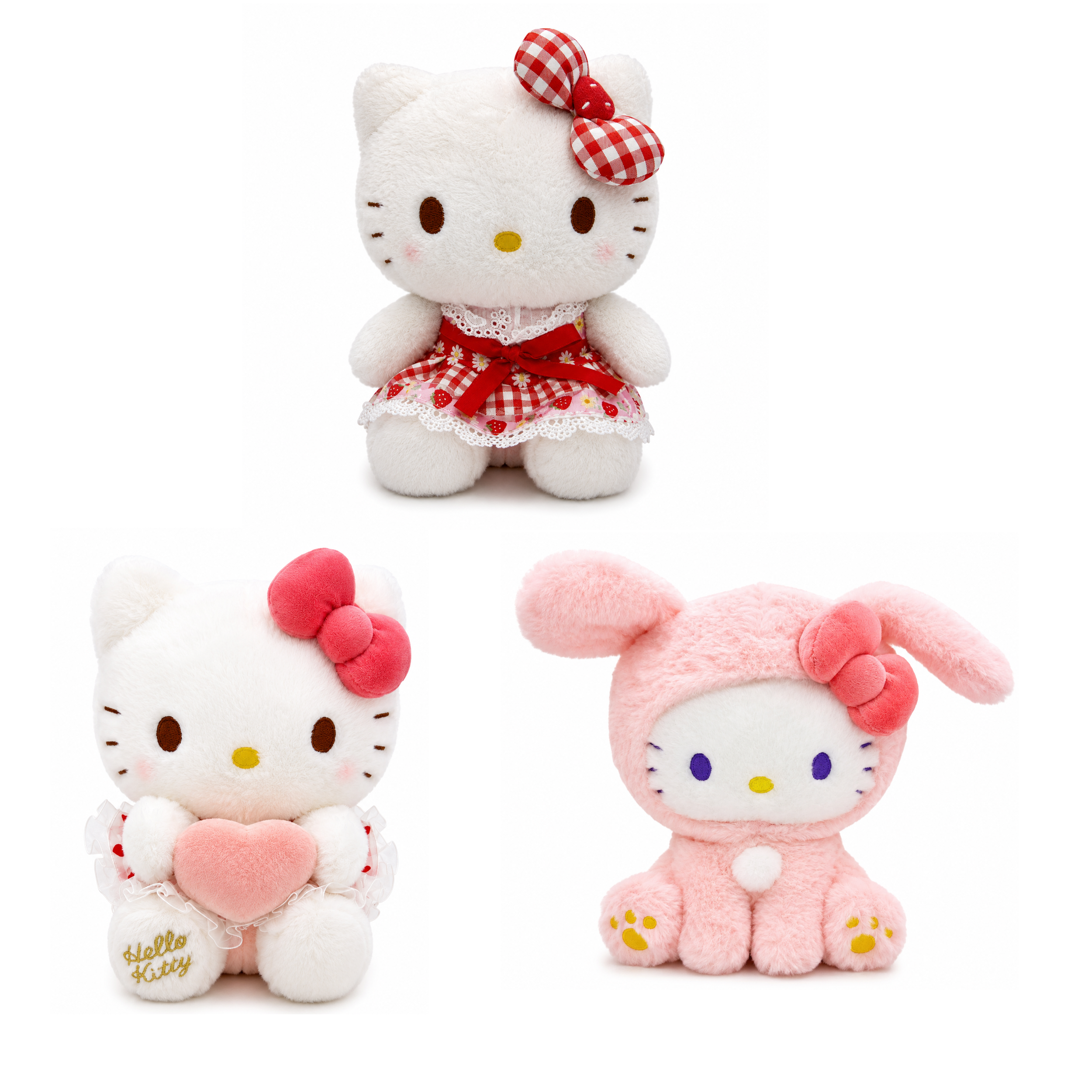 Hello Kitty 8-9in (3 Styles, Cannot Specify Characters) | Sold per piece | Item ID: 1LHEK