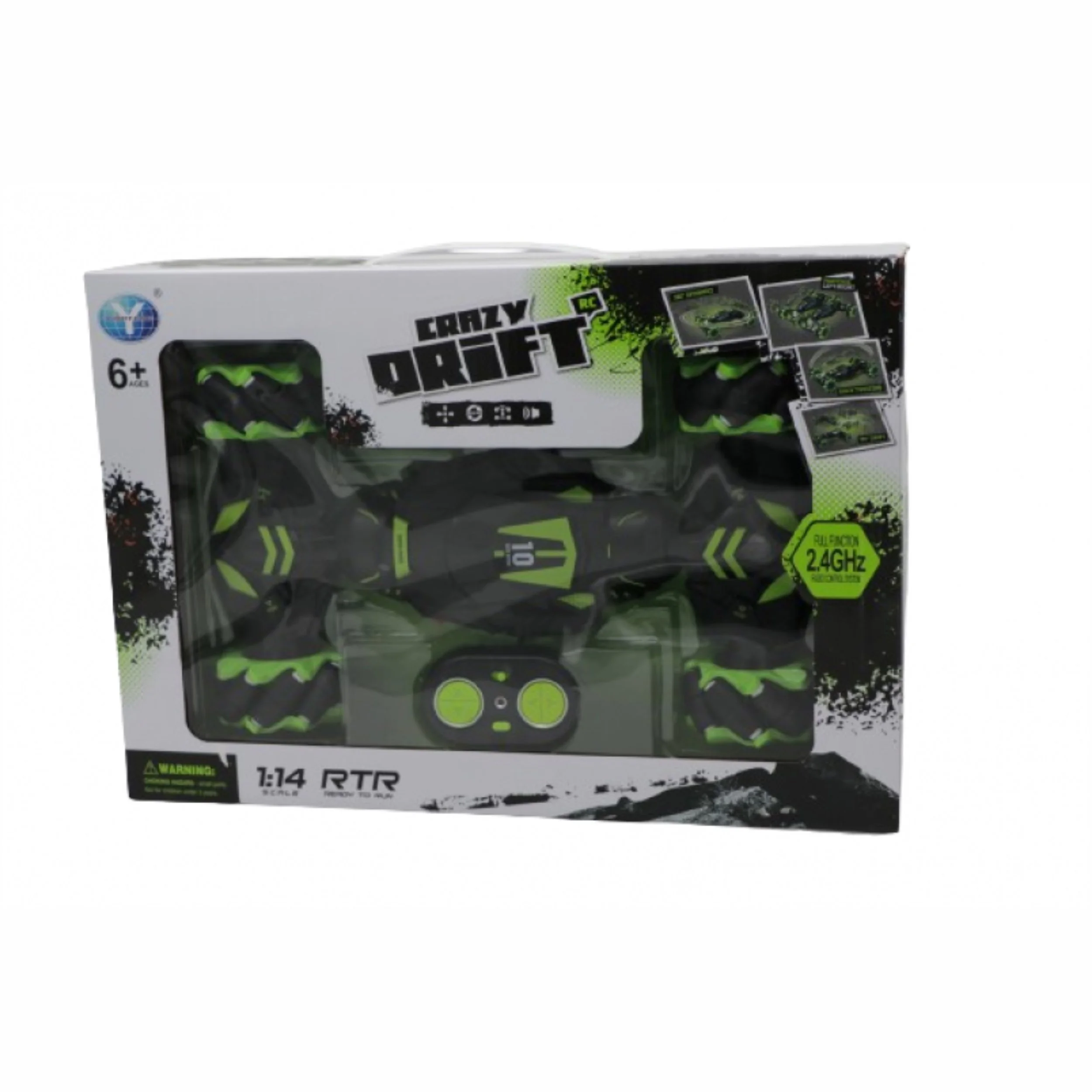 Crazy Drift 1:14 Scale RC Car with Sound (Battery Included) | Sold by the Piece | ItemID: OC0678497
