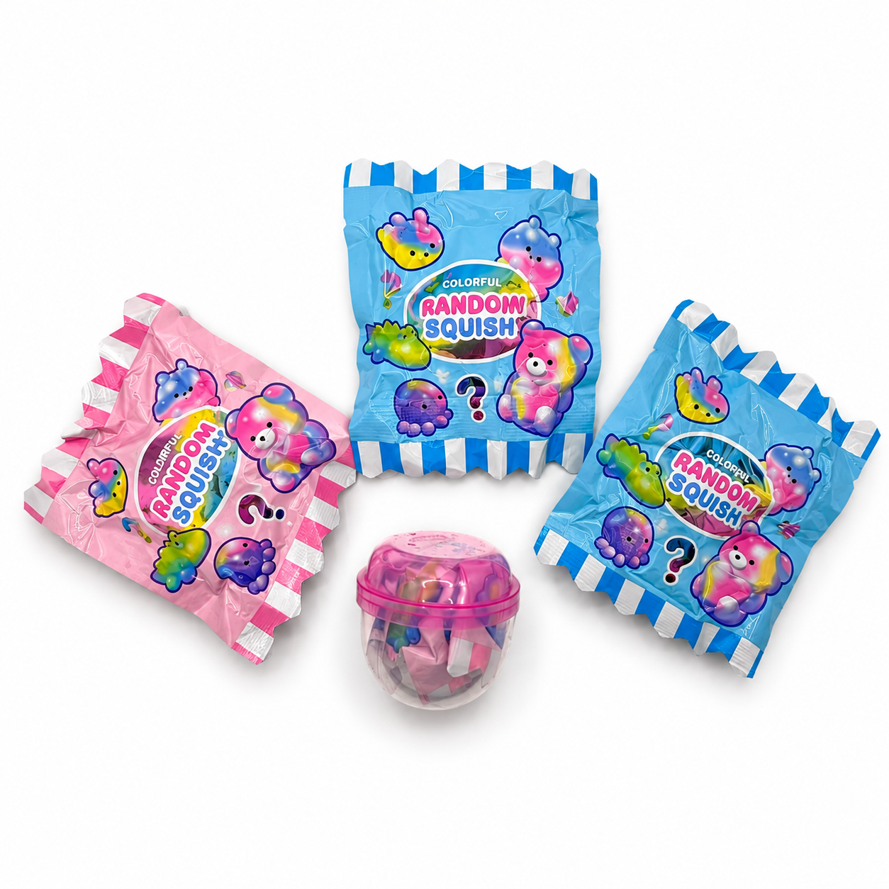 Surprise Mochi Malz Squishies Blind Bags 2 inch | 250 PCS / BAG ▪ $0.30 EA | Item ID: SUMOC