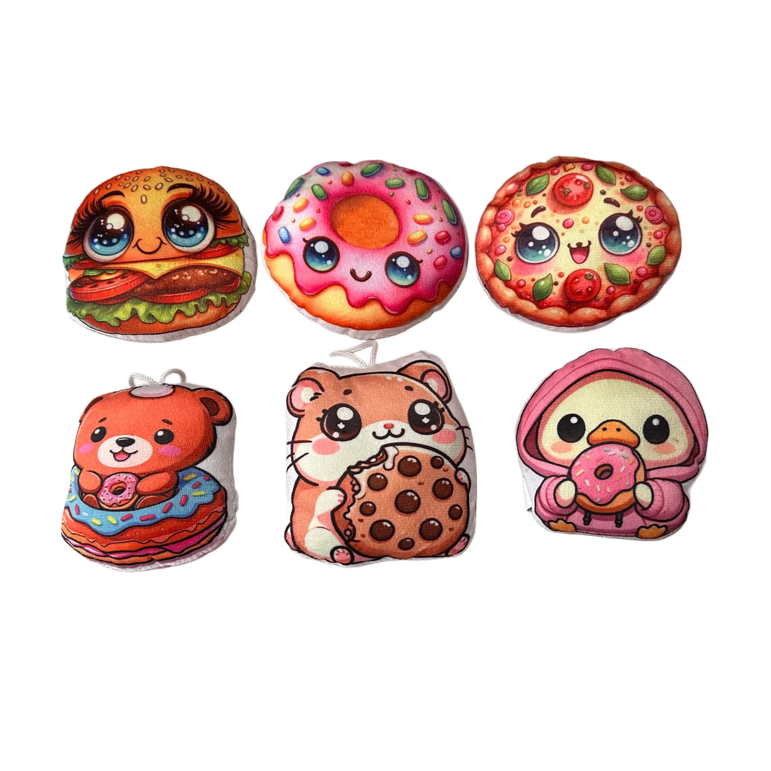 Mini Snack Plush Assortment | 100 PCS / BAG ▪ $0.70 EA | Item ID: 0GSNACKMIX5