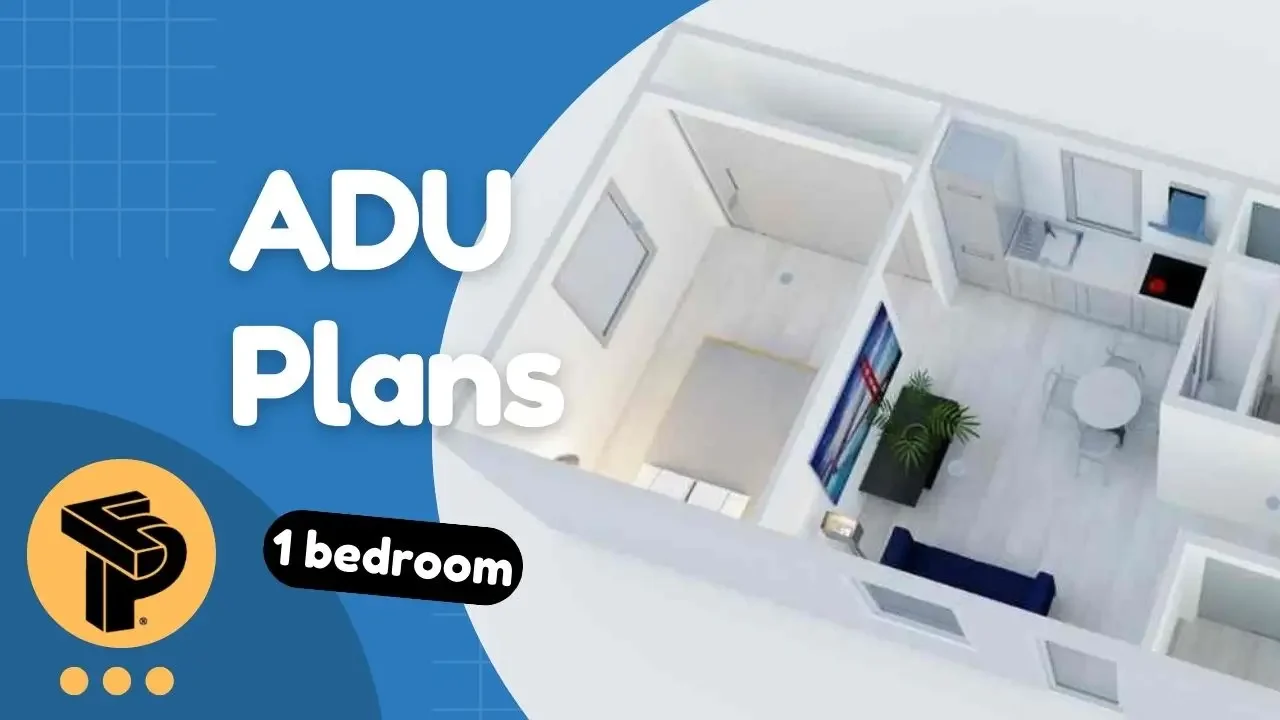 Smart 1 Bedroom ADU Plans for Guest Houses and Rentals