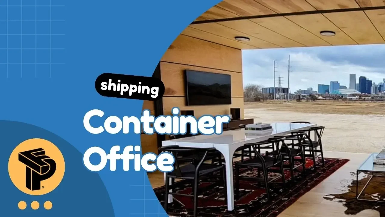 Shipping Container Office for Remote Work and Commercial Use