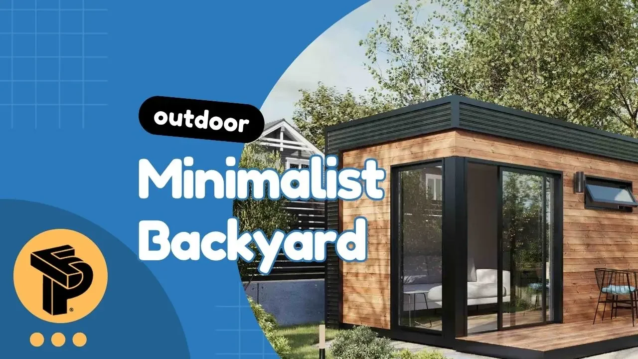 minimalist backyard