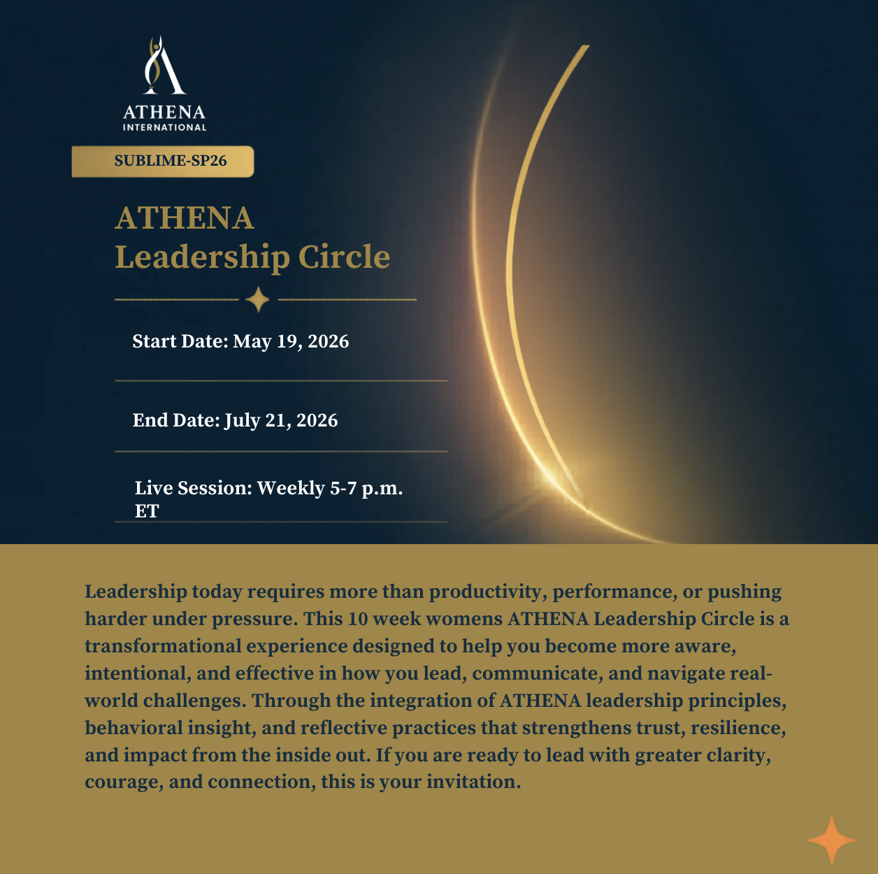 Sublime-SP26 ATHENA Leadership Circle