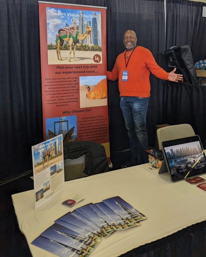 If you are in Dallas this weekend, be sure to stop by the Dallas Travel and Adventure Show and Holla at Ya Boy! We will be here Saturday and Sunday representing Desert Vision Tourism as we take you from the USA 🇺🇸 to Dubai 🇦🇪. Stop by and say Hi.