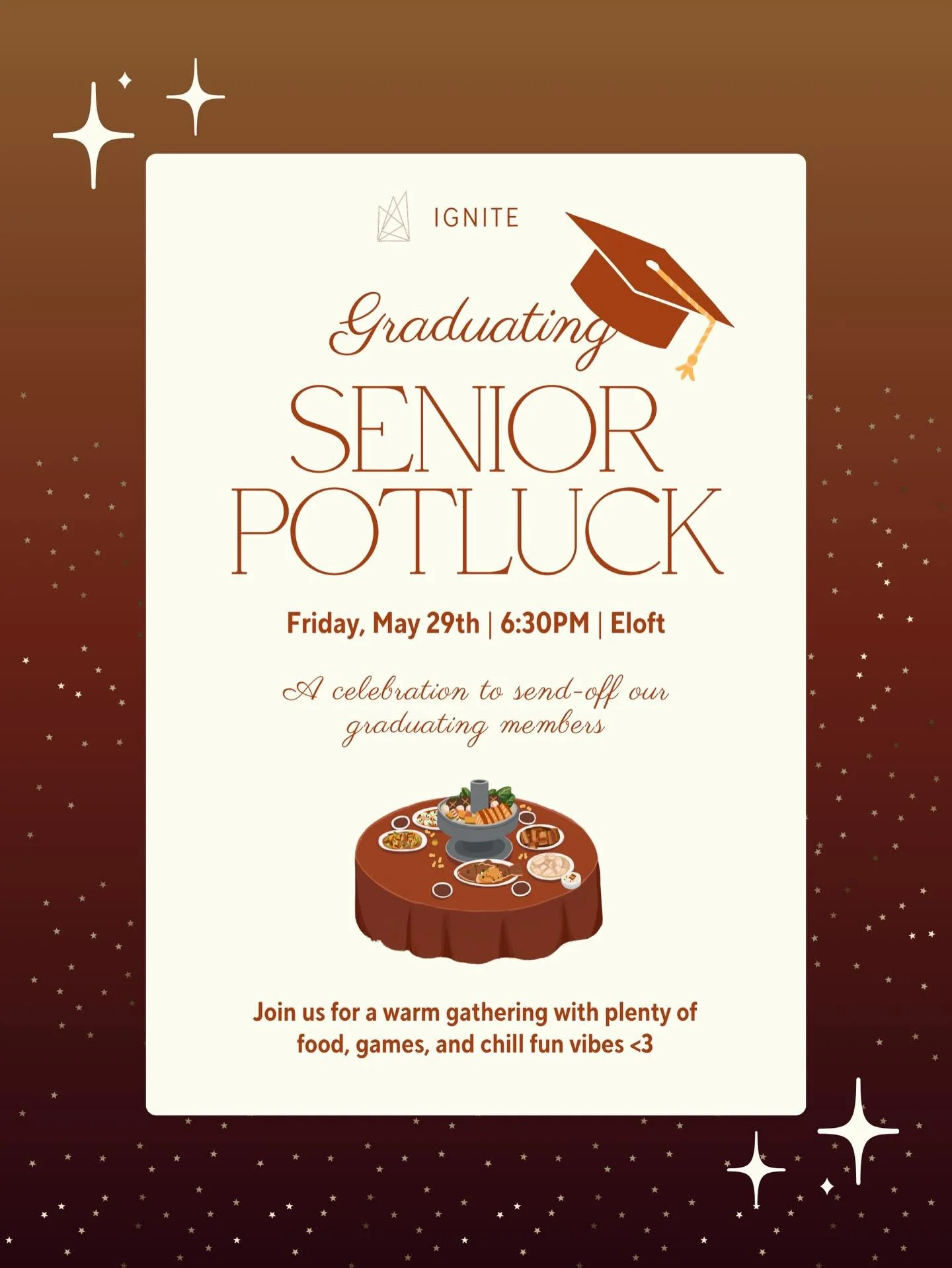 Come join us today to celebrate our class of 2026 Ignite Seniors 🎉