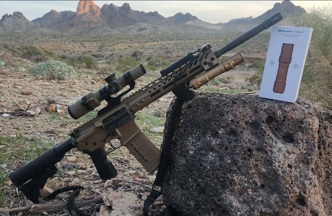 Monstrum Alpha 1-4x24 LPVO style scope mounted to an AR-15