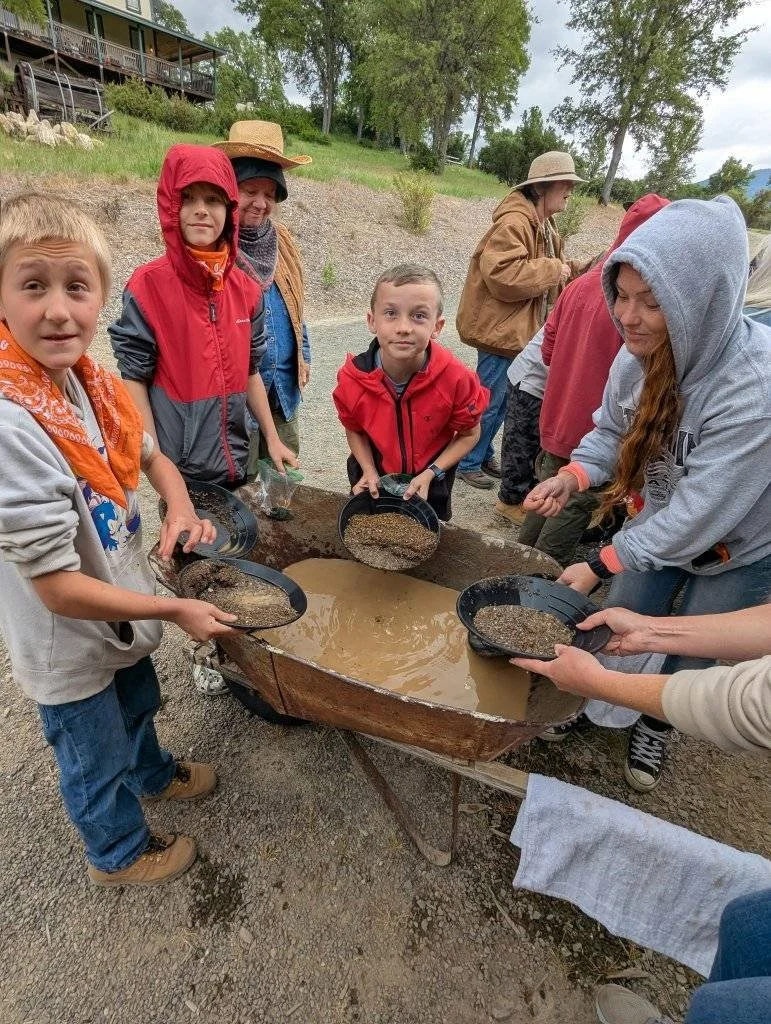 Gold panning