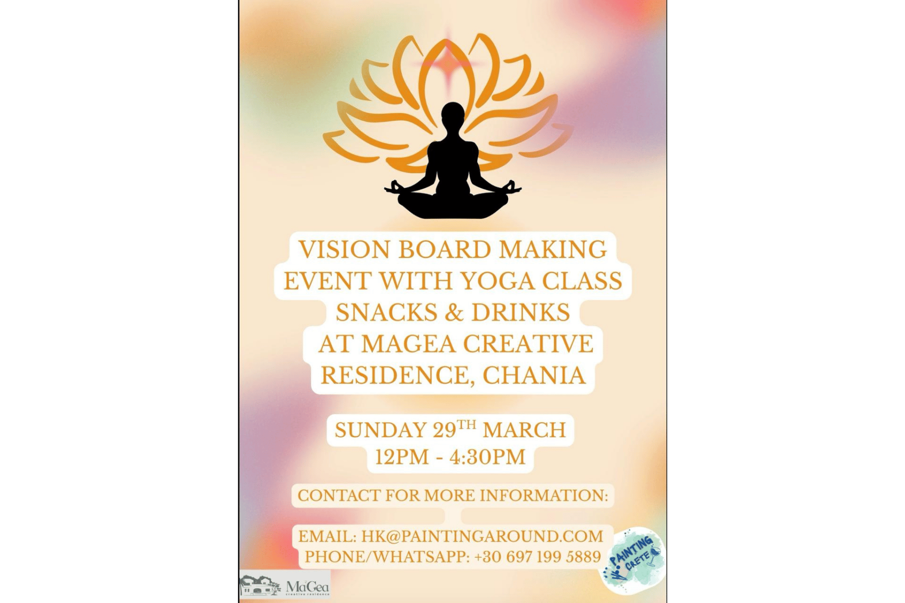 Yoga &amp; Vision Board Experience at MaGea Creative Residence
