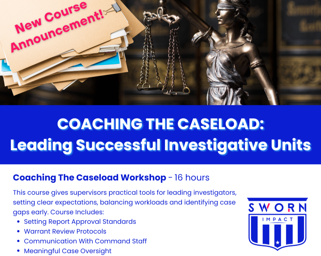 Coaching the Caseload: A New Training Course for Detective Supervisors and Investigative Unit Leaders