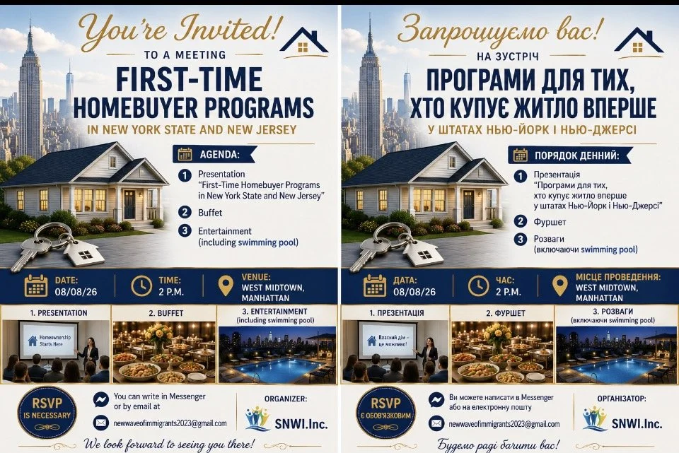 Educational seminars “First home buyers in NY and NJ”
