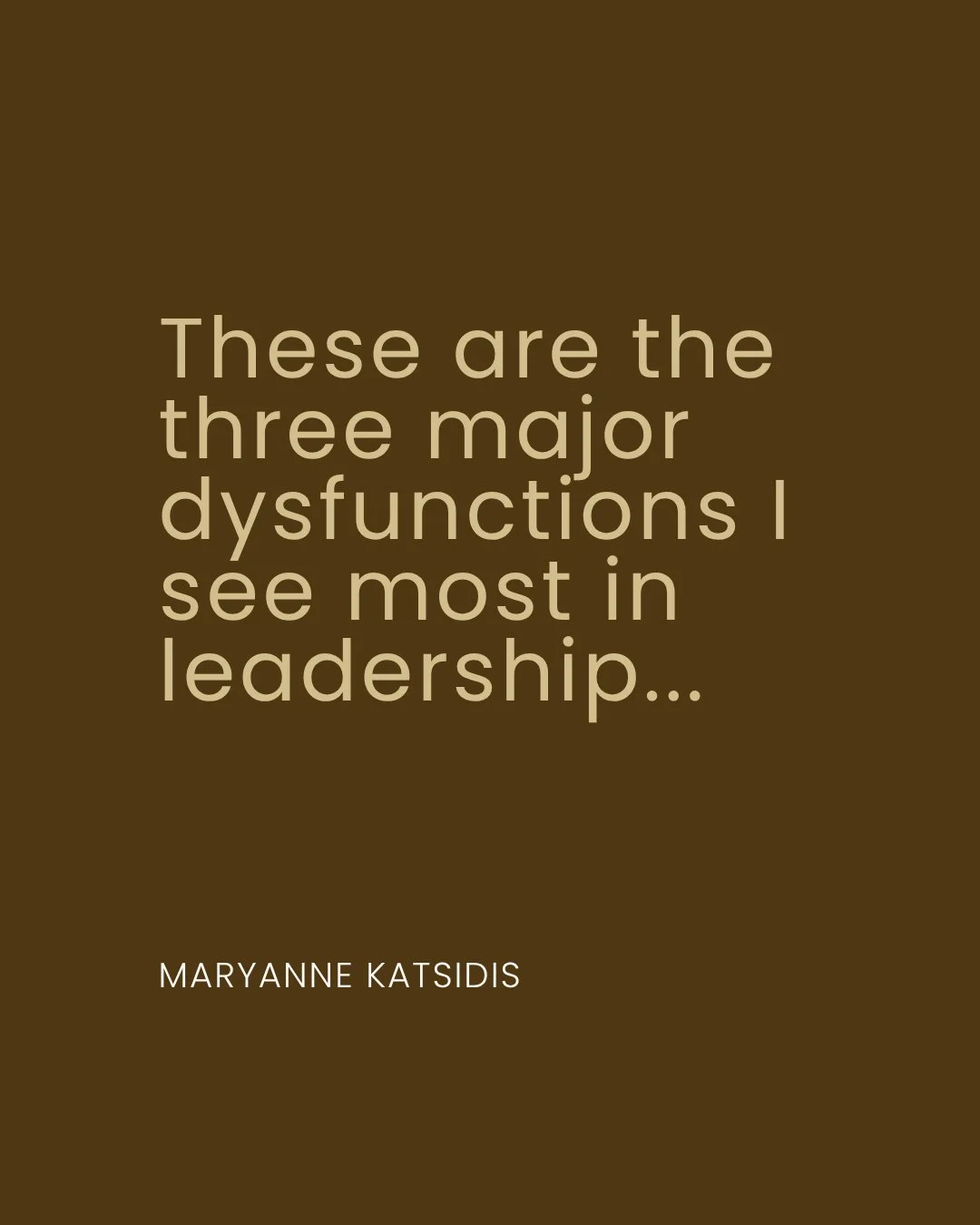 Avoidance masked as harmony. ⁣
Urgency masked as excellence. ⁣
Over-giving masked as leadership and productivity. ⁣
⁣
At the root? Disconnection from self. ⁣
Leaders who don&rsquo;t trust themselves can&rsquo;t foster trust in others.