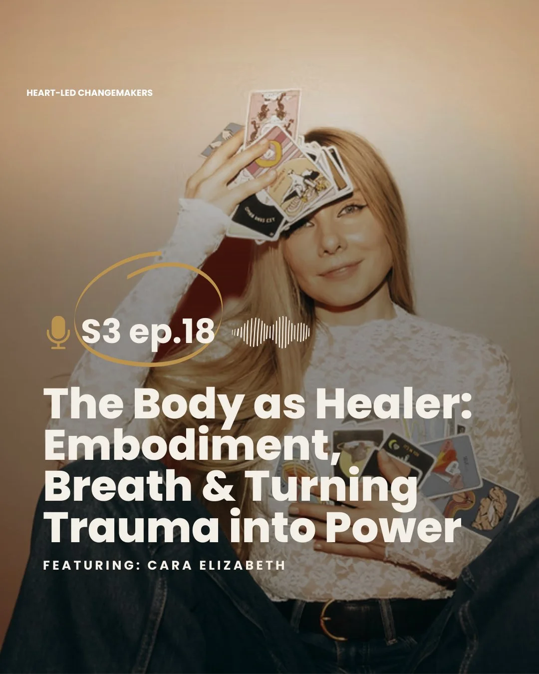 ✨ NEW EPISODE ✨⁣
The Body as Healer with Cara Elizabeth⁣
⁣
What if the key to your healing wasn&rsquo;t &ldquo;out there&rdquo; but already alive within you?⁣
⁣
In this powerful episode of Heart-Led Changemakers, I sit down with Cara Elizabeth to exp