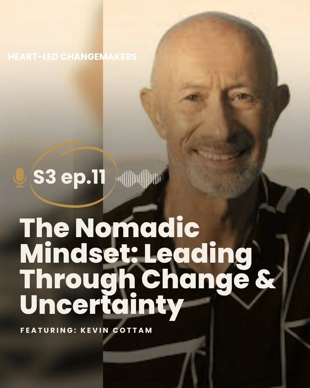 📢 New Episode Alert! 📢⁣
⁣
What if movement wasn&rsquo;t just physical, but mental and strategic?⁣
⁣
On this episode of Heart-Led Changemakers, we welcome Kevin Cottam, a seasoned global nomad, thought leader, and Olympic choreographer who has spent