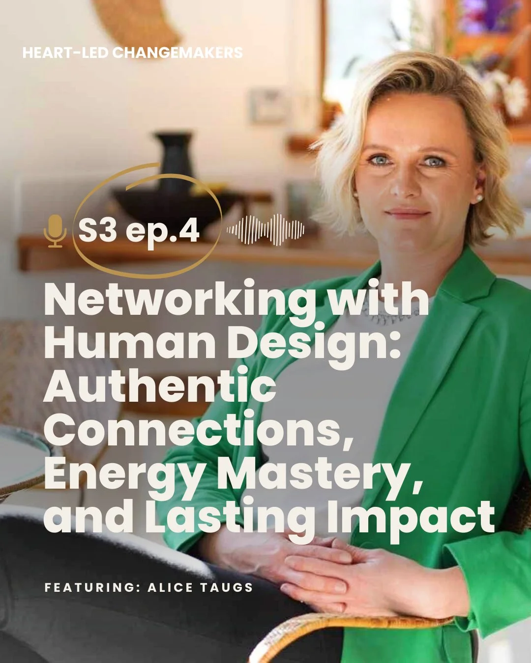 NEW EPISODE ALERT! 🚨😍⁣⁣
S3 Ep4: Networking with Human Design: Authentic Connections, Energy Mastery, and Lasting Impact⁣
⁣
Have you ever felt like traditional networking events drain your energy? You&rsquo;re not alone. This week, I sat down with A