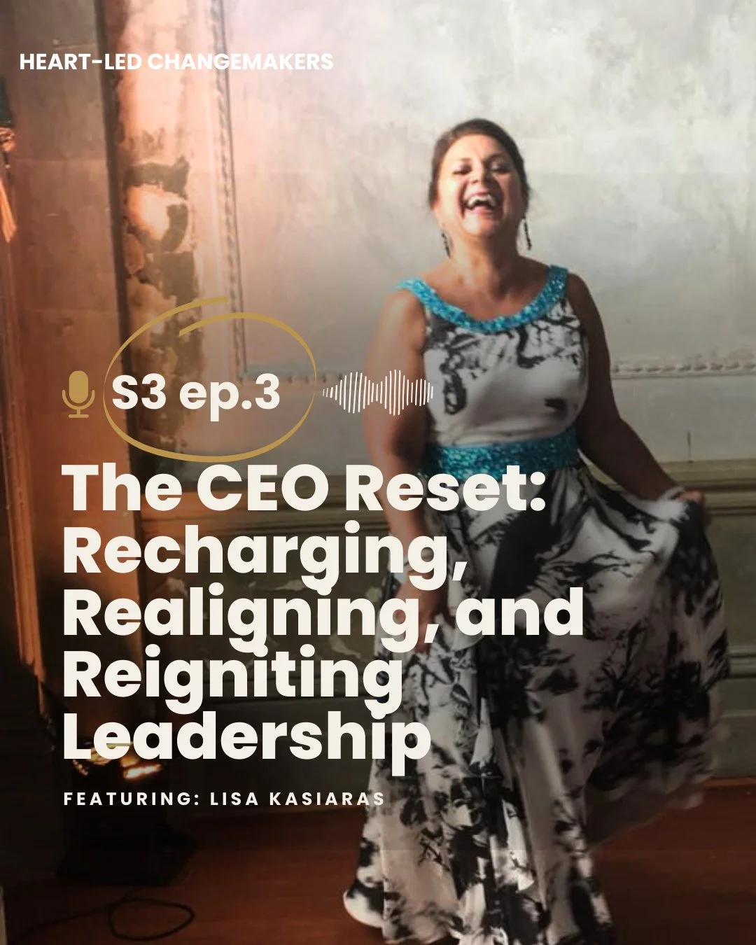NEW EPISODE ALERT! 🚨😍⁣⁣
S3 Ep3: The CEO Reset: Recharging, Realigning, and Reigniting Leadership⁣
⁣
In this episode, I&rsquo;m joined by my incredible business partner, Lisa Kasiaras&mdash;my ray of sunshine! 🌞 With over 15 years of experience in 