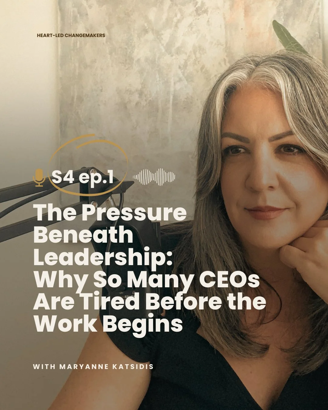 Season 4 is now live.⁣
⁣
This podcast was created to examine leadership beneath motivation and performance, where decisions are actually shaped.⁣
⁣
The conversations create space for leaders to notice the internal conditions influencing their organis