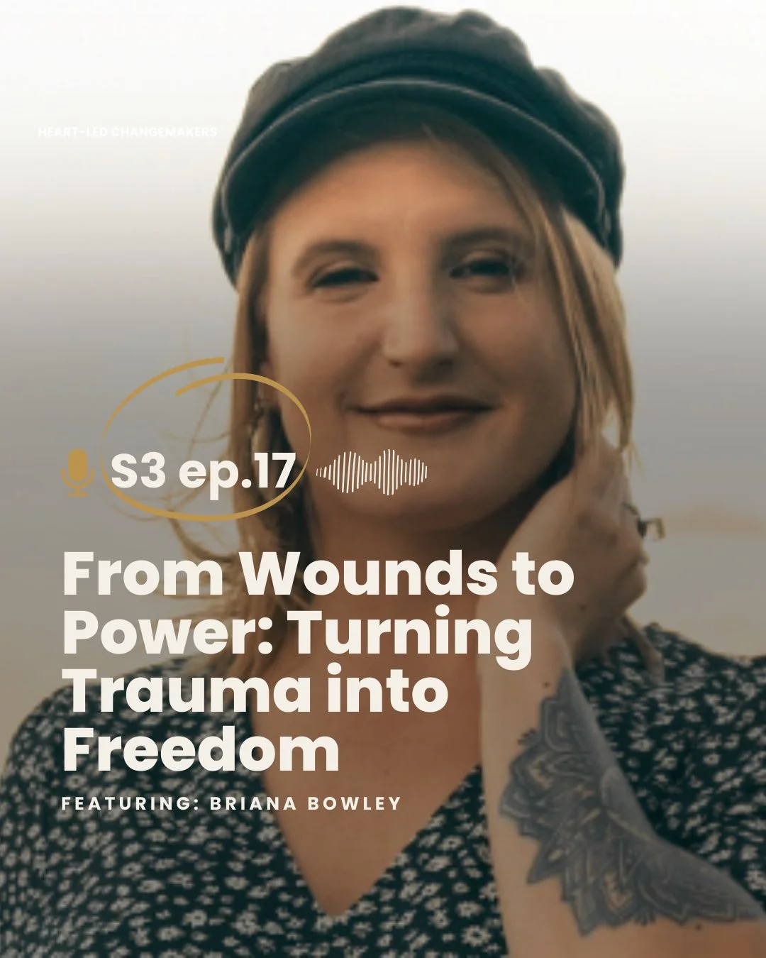 ✨ NEW EPISODE ✨⁣
From Wounds to Power Turning Trauma Into Freedom⁣
⁣
What if your deepest wounds weren&rsquo;t your burden but your power source?⁣
⁣
In this episode of Heart-Led Changemakers, I sit down with Briana Bowley to explore how to turn traum