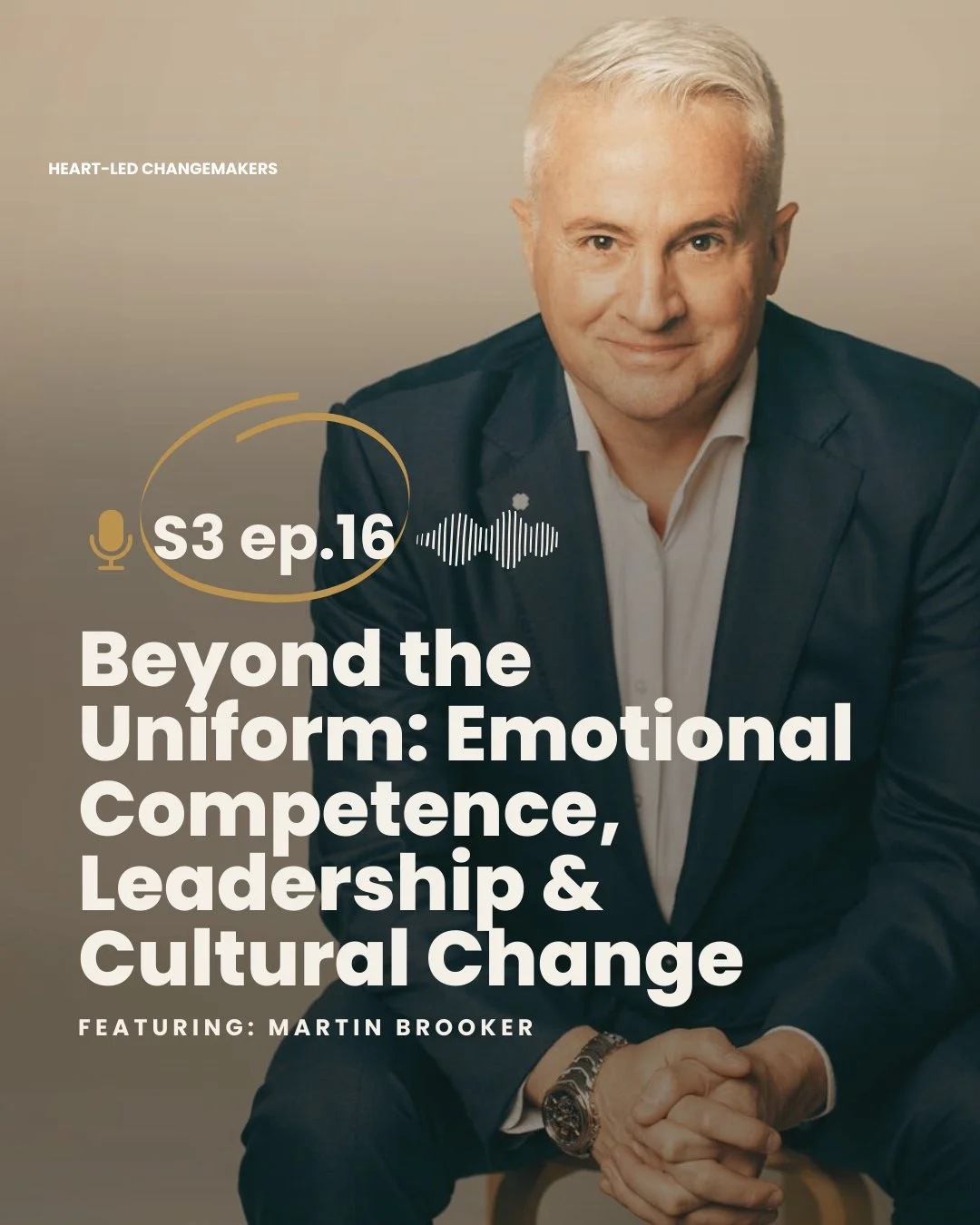 🚨 NEW EPISODE ALERT 🚨⁣
Beyond the Uniform: Emotional Competence, Leadership &amp; Cultural Change⁣
⁣
What does leadership look like when the stakes are life or death?⁣
When complexity, ambiguity, and high pressure are the norm?⁣
⁣
In this episode o