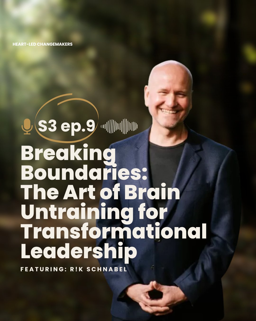New Episode Alert! ⁣
⁣
Are your own beliefs holding you back?⁣
⁣
On this episode of Heart-Led Changemakers, we welcome world-renowned Brain Untrainer @rikschnabel, who has helped thousands unlock their potential, break limiting beliefs, and achieve f