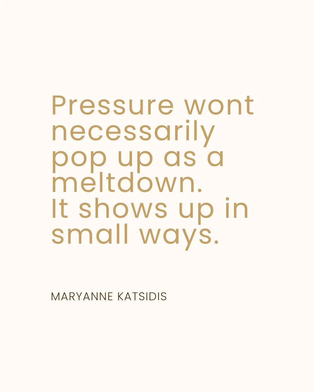 Pressure wont necessarily pop up as a meltdown. It shows up in small ways.⁣
⁣
Short answers.⁣
Over‑explaining.⁣
Avoiding eye contact.⁣
Distracting with unnecessary small tasks.⁣
Repeating the same point in different words.⁣
⁣
These are the signs I lo