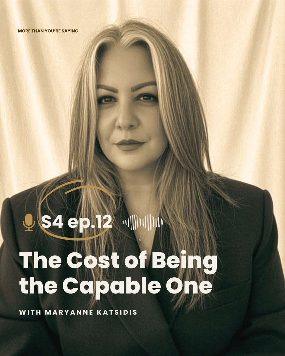 There&rsquo;s a version of you the world sees, the capable one, the steady one, the one who &ldquo;has it handled.&rdquo;⁣
But there&rsquo;s a cost to that role no one talks about.⁣
⁣
In this episode, I&rsquo;m naming the pattern that sits underneath