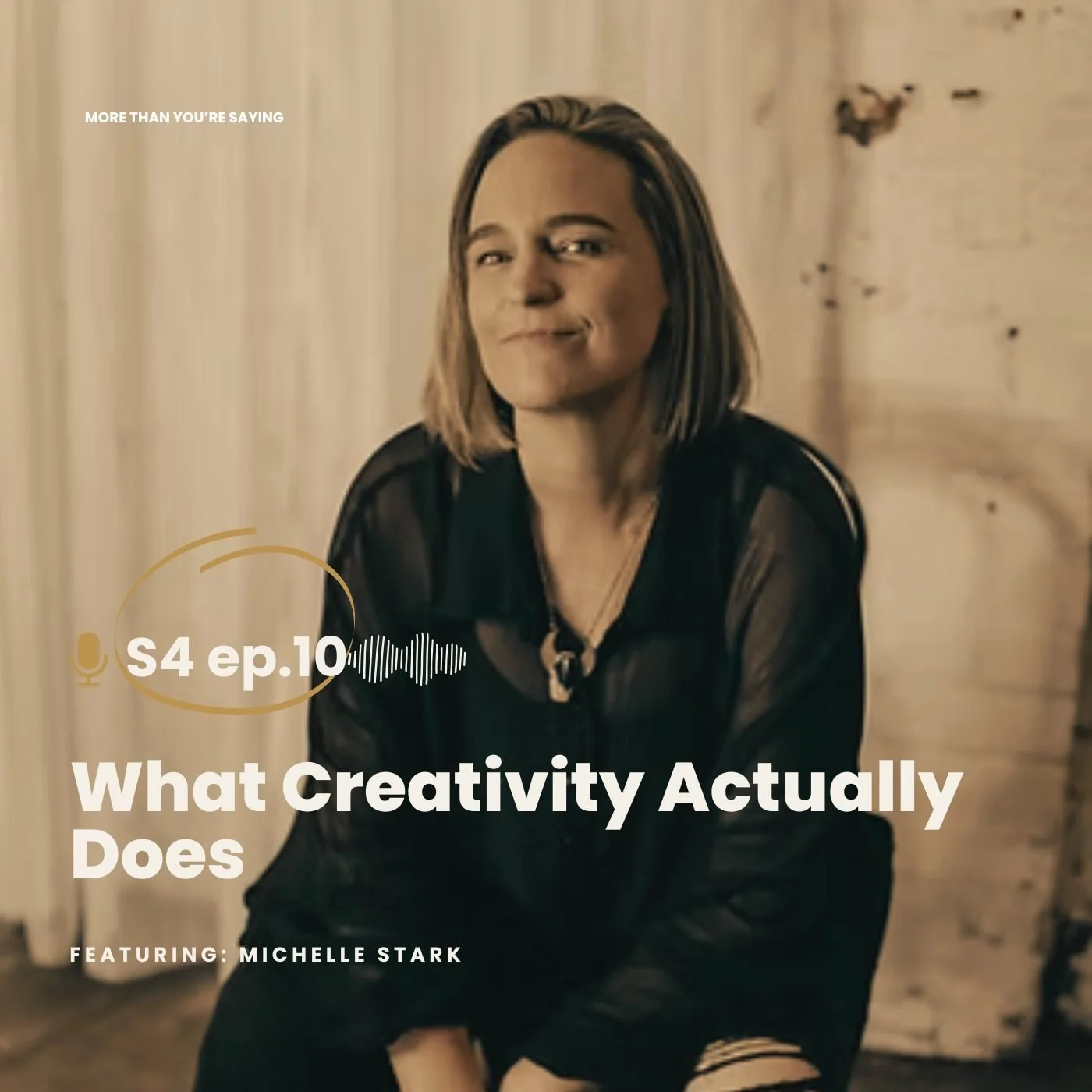 New episode is live with the incredible Michelle Stark and this one goes straight into the heart of creative leadership.⁣
⁣
We talk about the unseen layers of design, the pressure entrepreneurs carry, and why creativity isn&rsquo;t a luxury&hellip; i