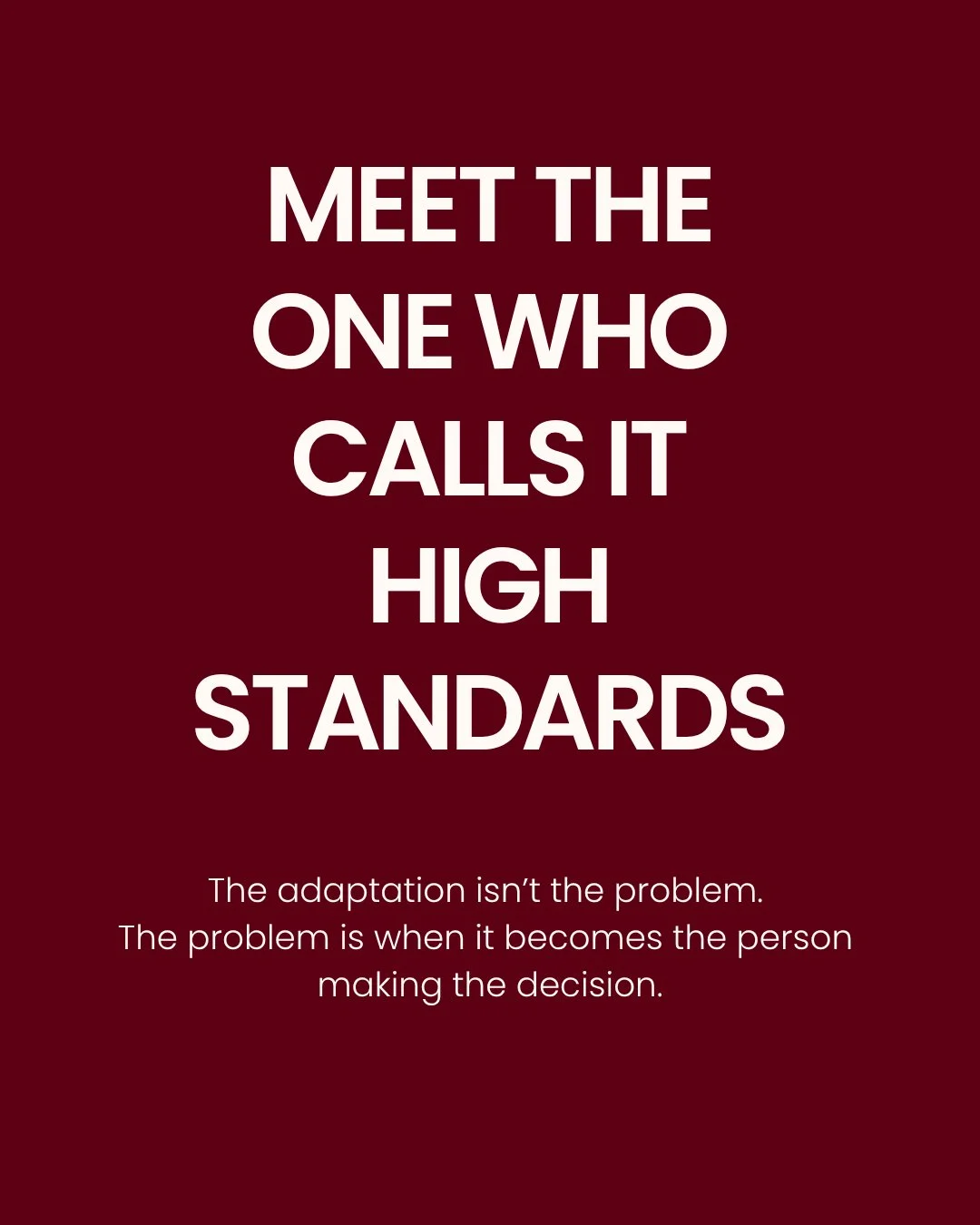 They&rsquo;re not controlling. They just like things done properly.⁣
⁣
They&rsquo;re not anxious. They like to be prepared.⁣
⁣
Handing something over without checking it themselves doesn&rsquo;t feel like trust. It feels like risk.⁣
⁣
So they stay cl