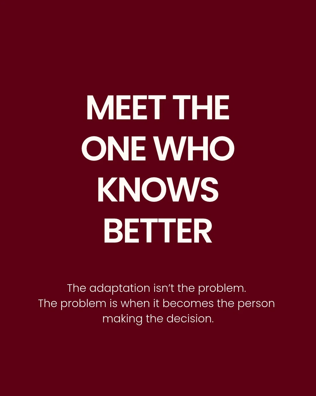 They have an opinion on how it should be done, usually before you've finished explaining how you were going to do it.⁣
⁣
They'd tell you it isn't control, it's experience. They just see the problem before it happens.⁣
⁣
Handing something over fully, 