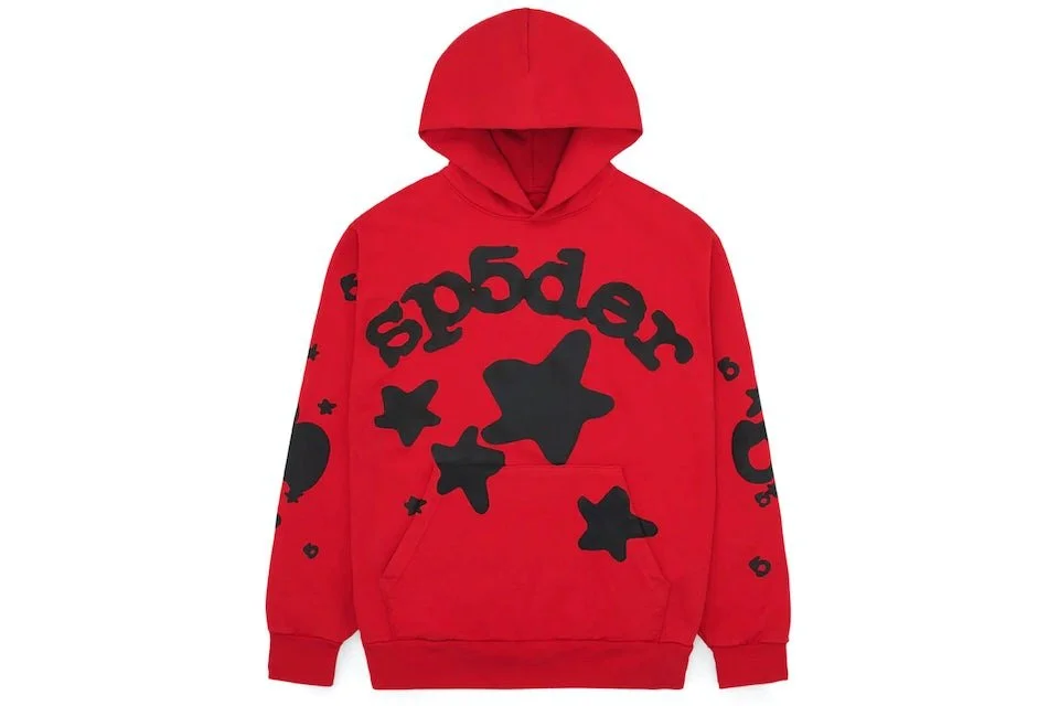 SP5DER Red Beluga Hoodie — Sneaker Sapphire