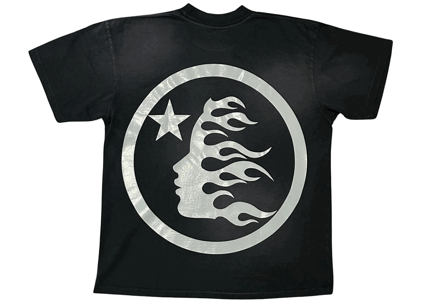 Hellstar Gel Sport Logo T-Shirt Black/Blue — Sneaker Sapphire