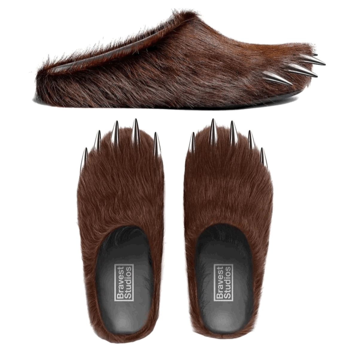Bravest Studio Brown Bear Claw Mules — Sneaker Sapphire