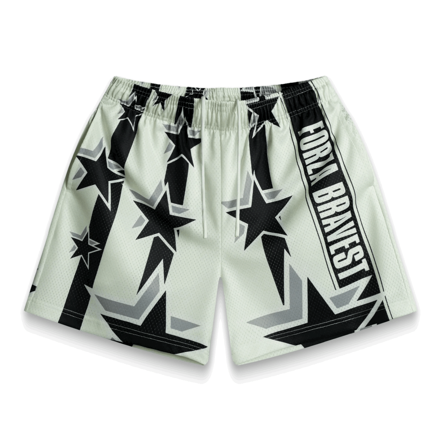 Bravest Studio Forza White Shorts — Sneaker Sapphire