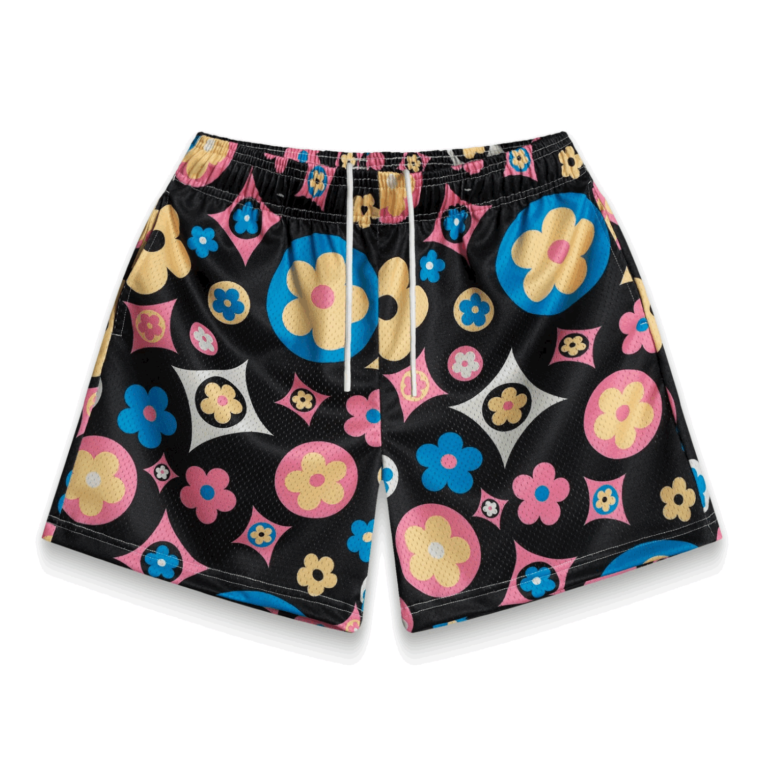 Bravest Studio Flower Shorts Black Multi — Sneaker Sapphire
