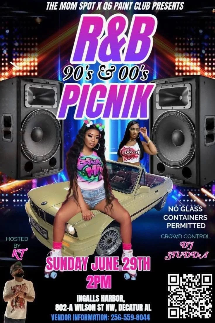 The Mom Spot x Q6 Paint Club Presents: R&B 90's & 00's Picnik