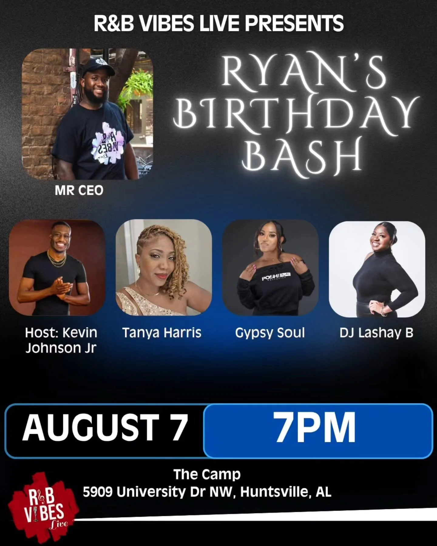 R&B Vibes Live Presents: Ryan's Birthday Bash